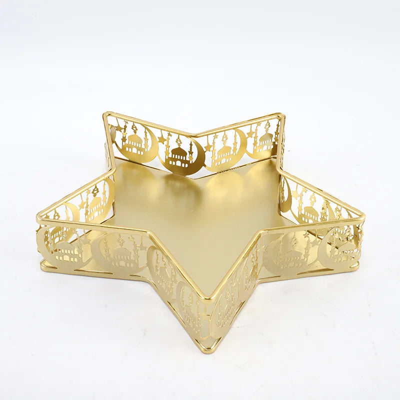 CowLost | ramadan-candy-snack-tray-eid-moon-star-food-dessert-storage-box |7