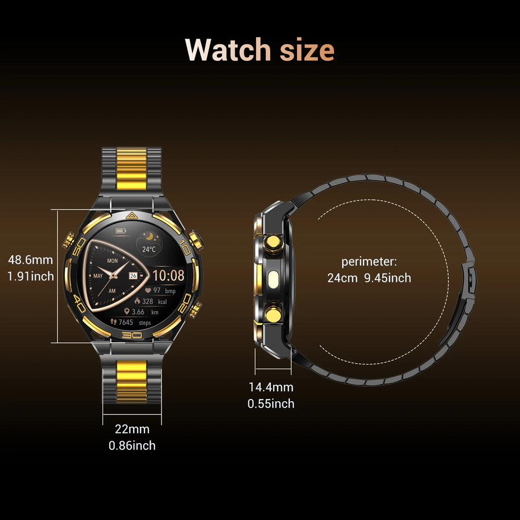 CowLost | blackview-w90-pro-gps-smart-watch-1-43-hd-amoled-display |20