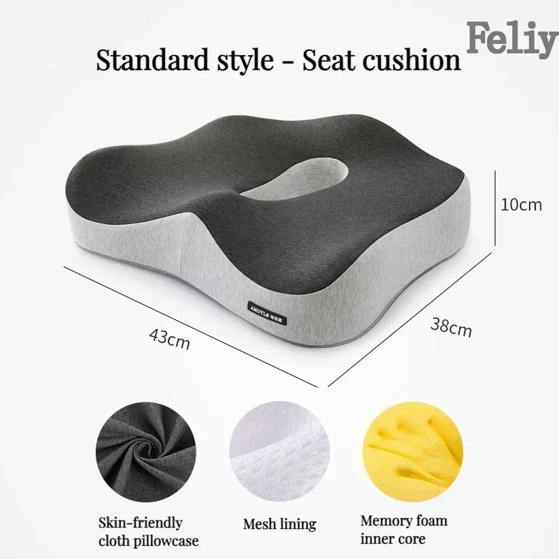 CowLost | memory-foam-office-chair-cushion-car-seat-support |32