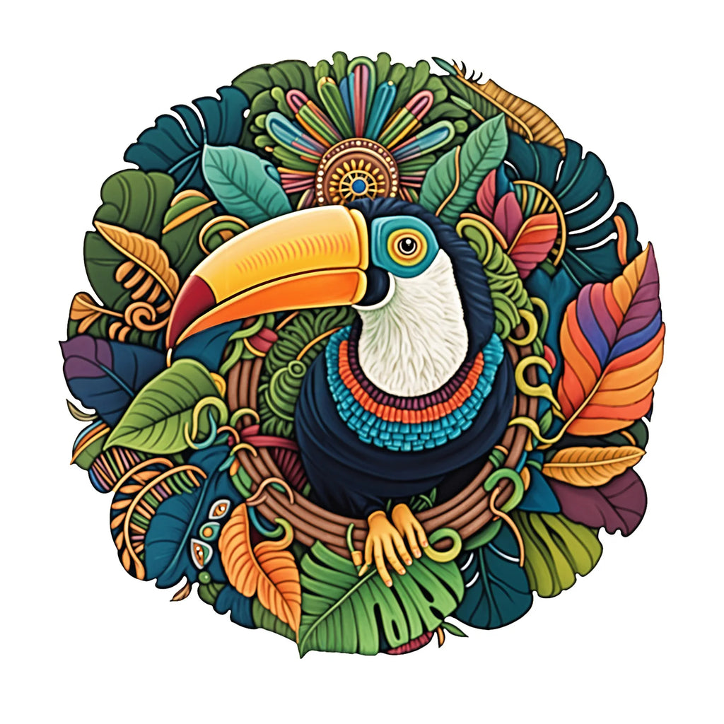 CowLost | product_id-toucan-wooden-jigsaw-puzzle-educational-animal-toy-gift-for-halloween-christmas |1