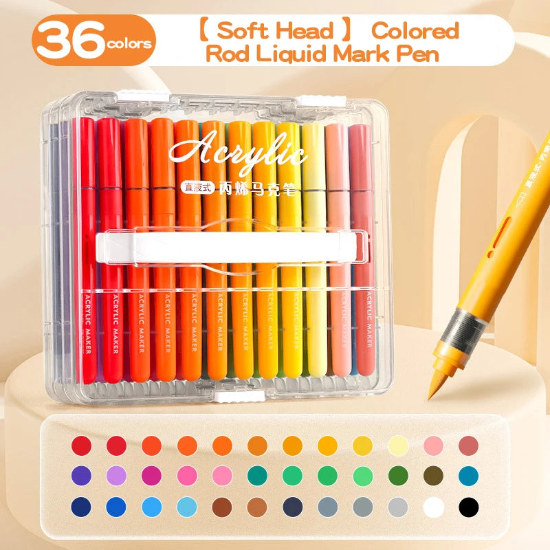 CowLost | product_id-72-color-soft-tip-liquid-acrylic-markers-for-painting-coloring |14