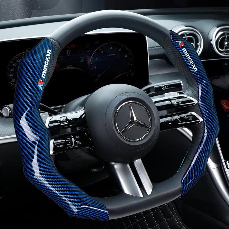 CowLost | luxury-carbon-fiber-steering-wheel-cover |10