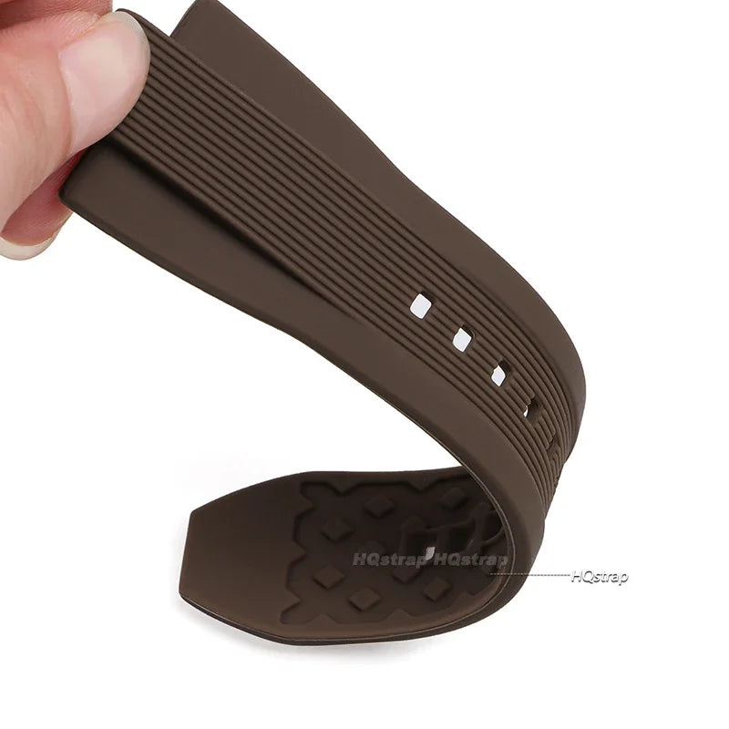 Soft Silicone Replacement Watchband for Michael Kors MK8729 MK8184 MK9020 MK9026 MK8152 13x29mm