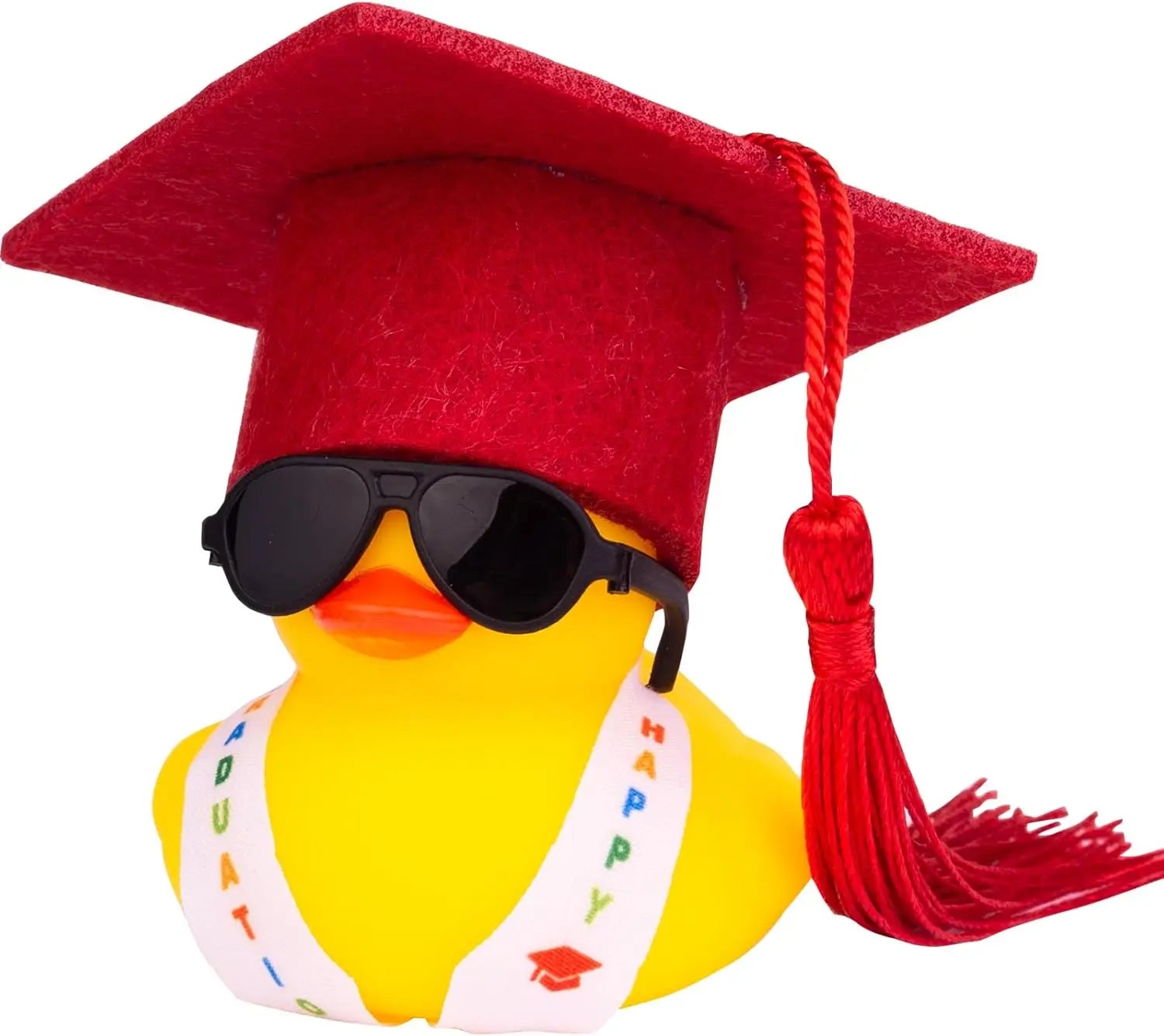 CowLost | product_id-graduation-rubber-duck-car-ornament-set-with-mini-hat-and-glasses |11