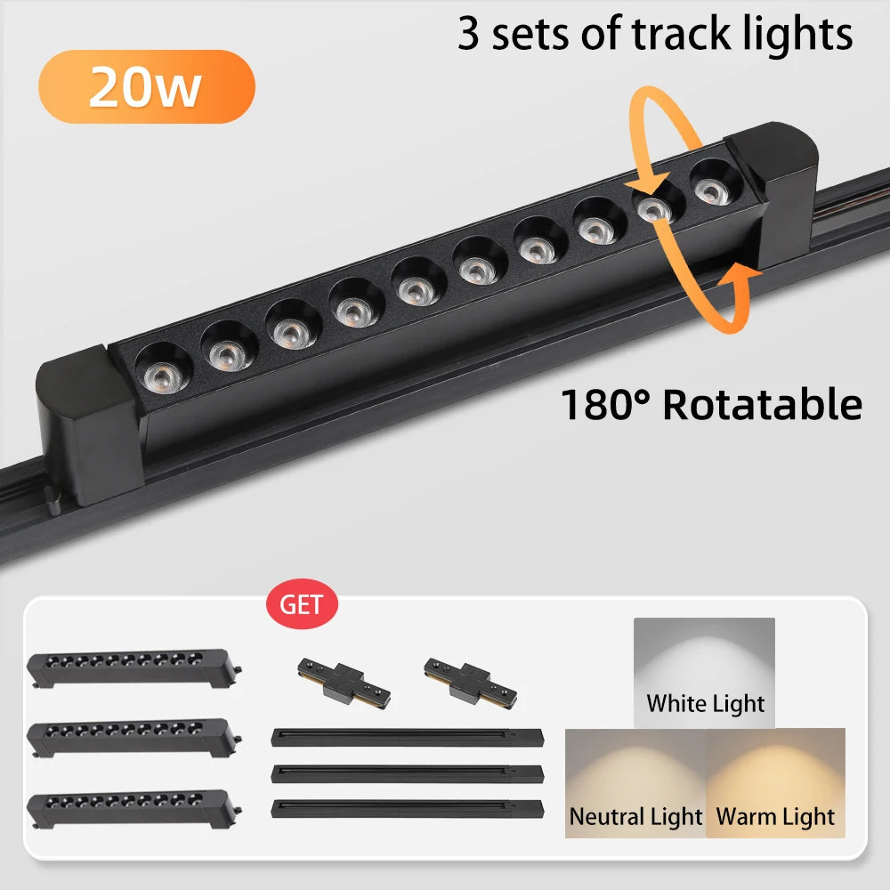 CowLost | seasonal-holiday-decorations-full-set-led-track-rail-lights-85-264v-modern-interior-spotlights |29