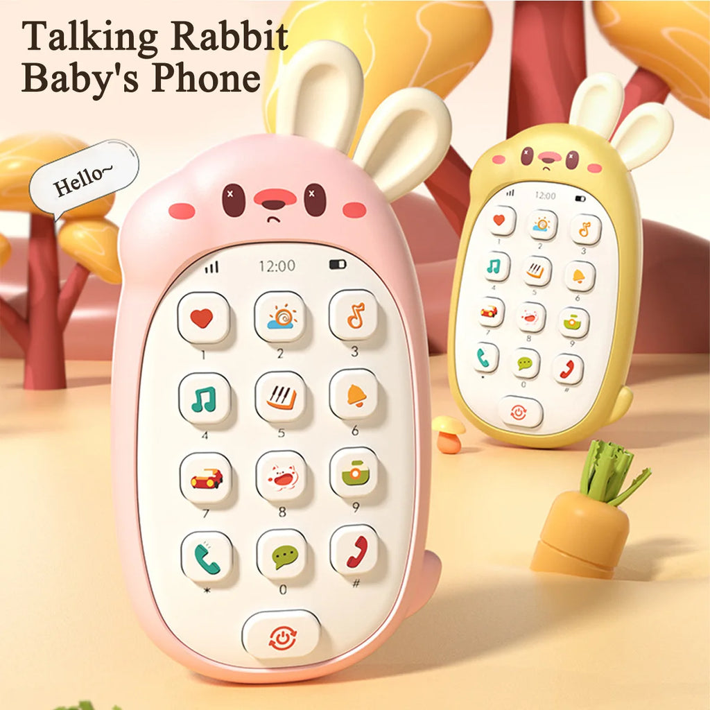 CowLost | product_id-childrens-rabbit-mobile-phone-toy-with-music-puzzle-and-chew-features-for-early-education |7
