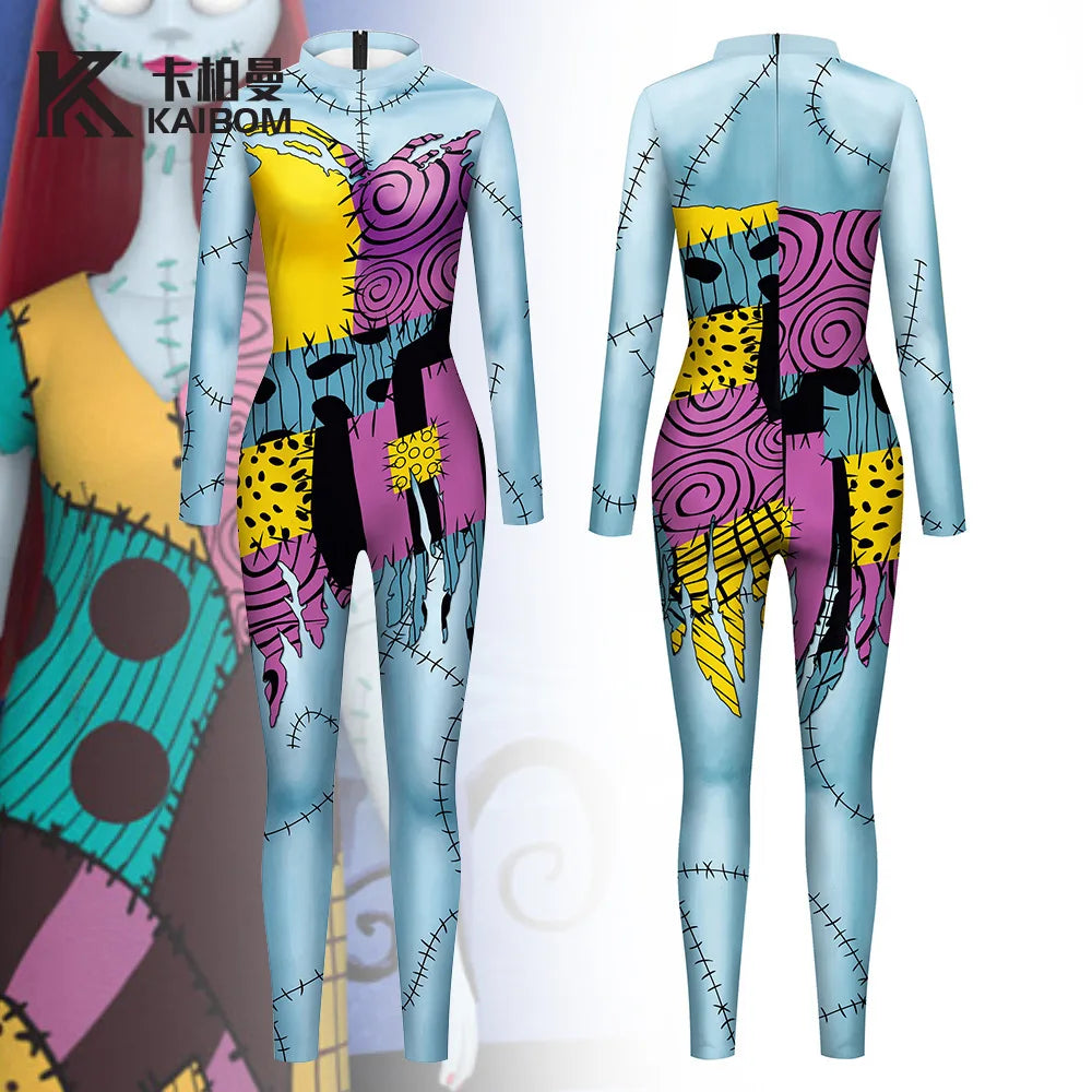 CowLost | product_id-anime-christmas-eve-scare-sally-women-s-halloween-costume-jumpsuit-bodysuit |1