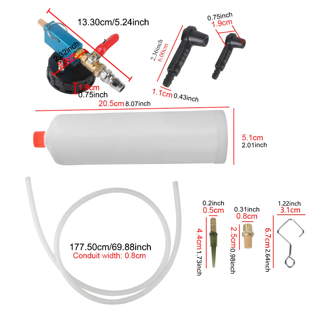 CowLost | product_id-universal-car-brake-fluid-pump-hydraulic-clutch-bleeder-drain-tool-kit |29