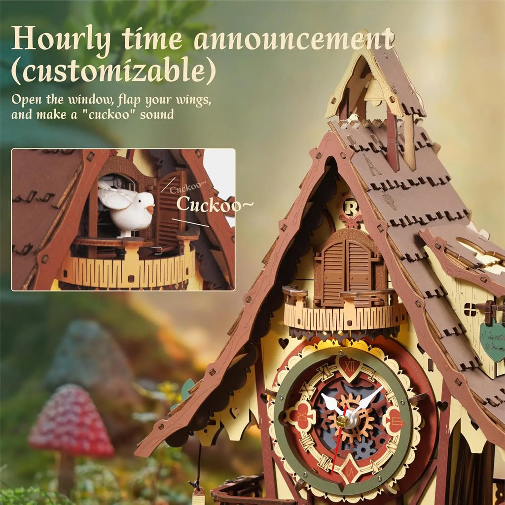 CowLost | fencing-barriers-robotime-rokr-mechanical-3d-wooden-cuckoo-clock-puzzle |4