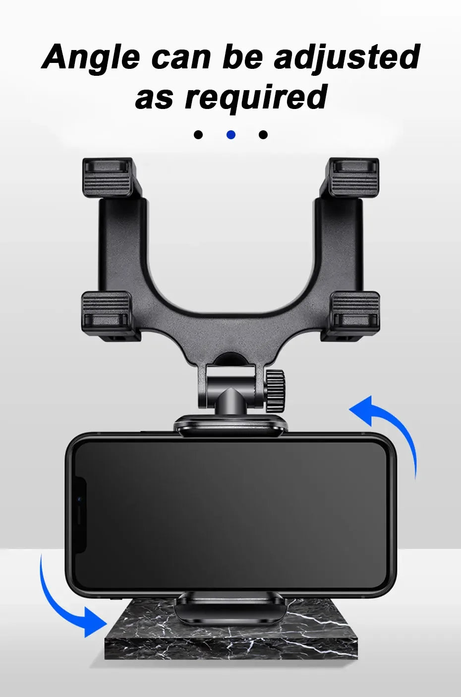 CowLost | mobile-phone-car-mounts-product_id-rearview-mirror-phone-holder-car-mount-stable-rotating-smartphone-bracket |12
