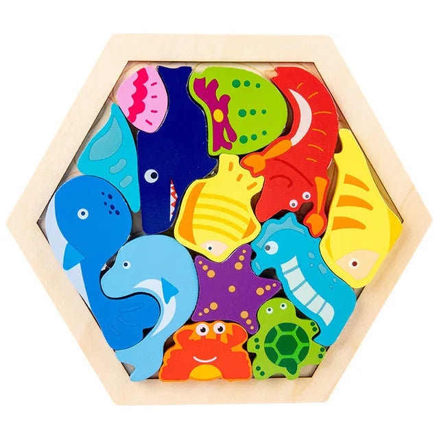 CowLost | fencing-barriers-wooden-baby-jigsaw-puzzle-toy-creative-3d-puzzle |23