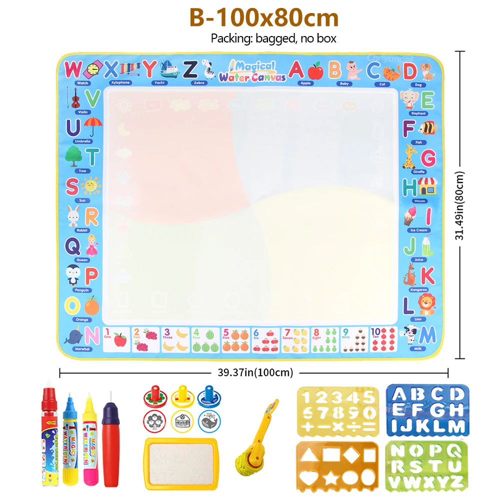 CowLost | product_id-magic-water-drawing-mat-100x80cm-reusable-montessori-educational-toy-for-kids |16