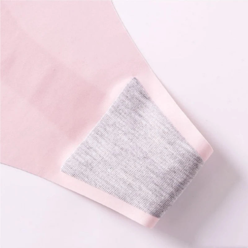 CowLost | product_id-3pcs-womens-low-rise-seamless-ice-silk-solid-color-g-string-thongs |14