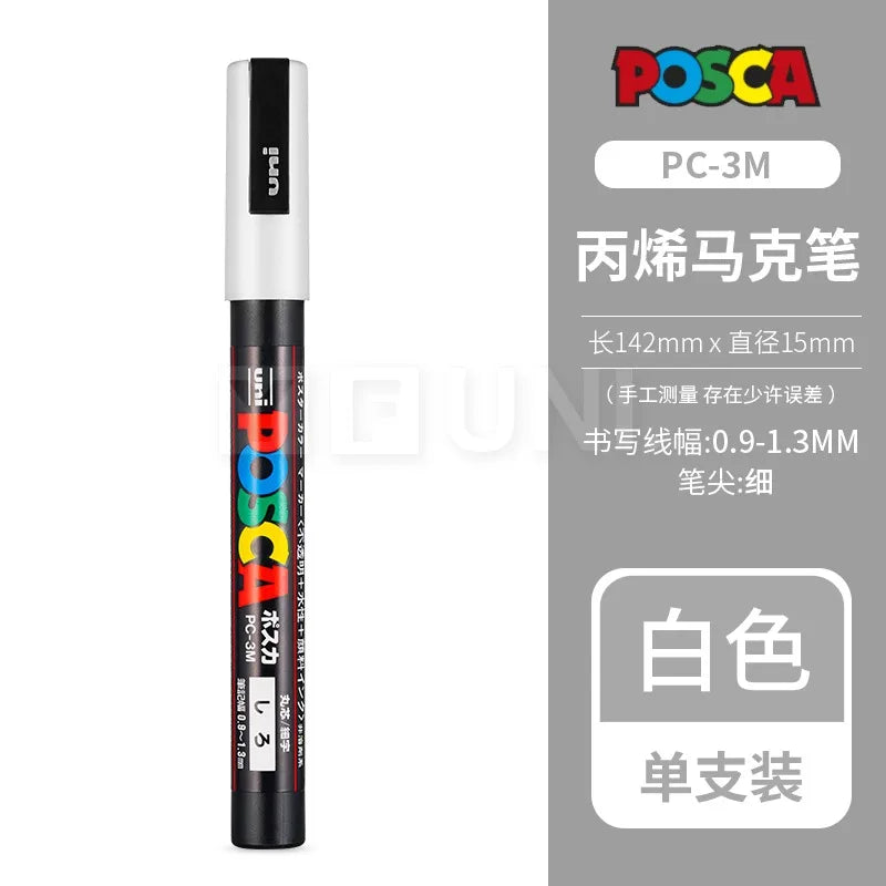 CowLost | product_id-uni-posca-pc-1m-3m-5m-multi-color-acrylic-permanent-marker-for-fabric-rock-metal-pop-posters-graffiti |60