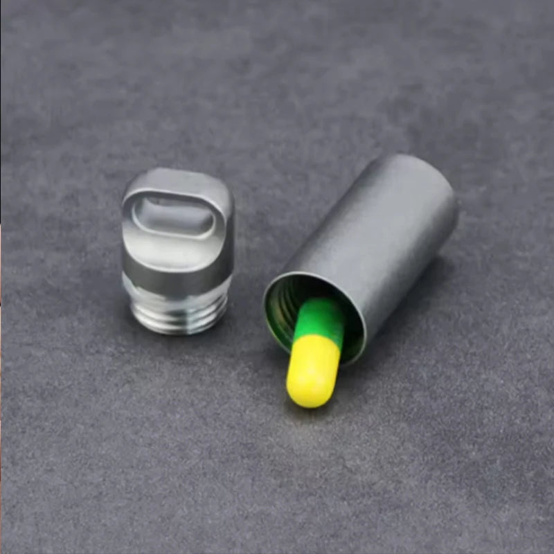 CowLost | product_id-mini-waterproof-titanium-alloy-pill-container-with-sealed-single-compartment |1