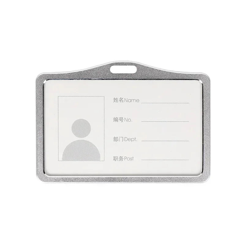 1 Pcs Aluminum Alloy Card Cover Case Bank Business Work Card Holder