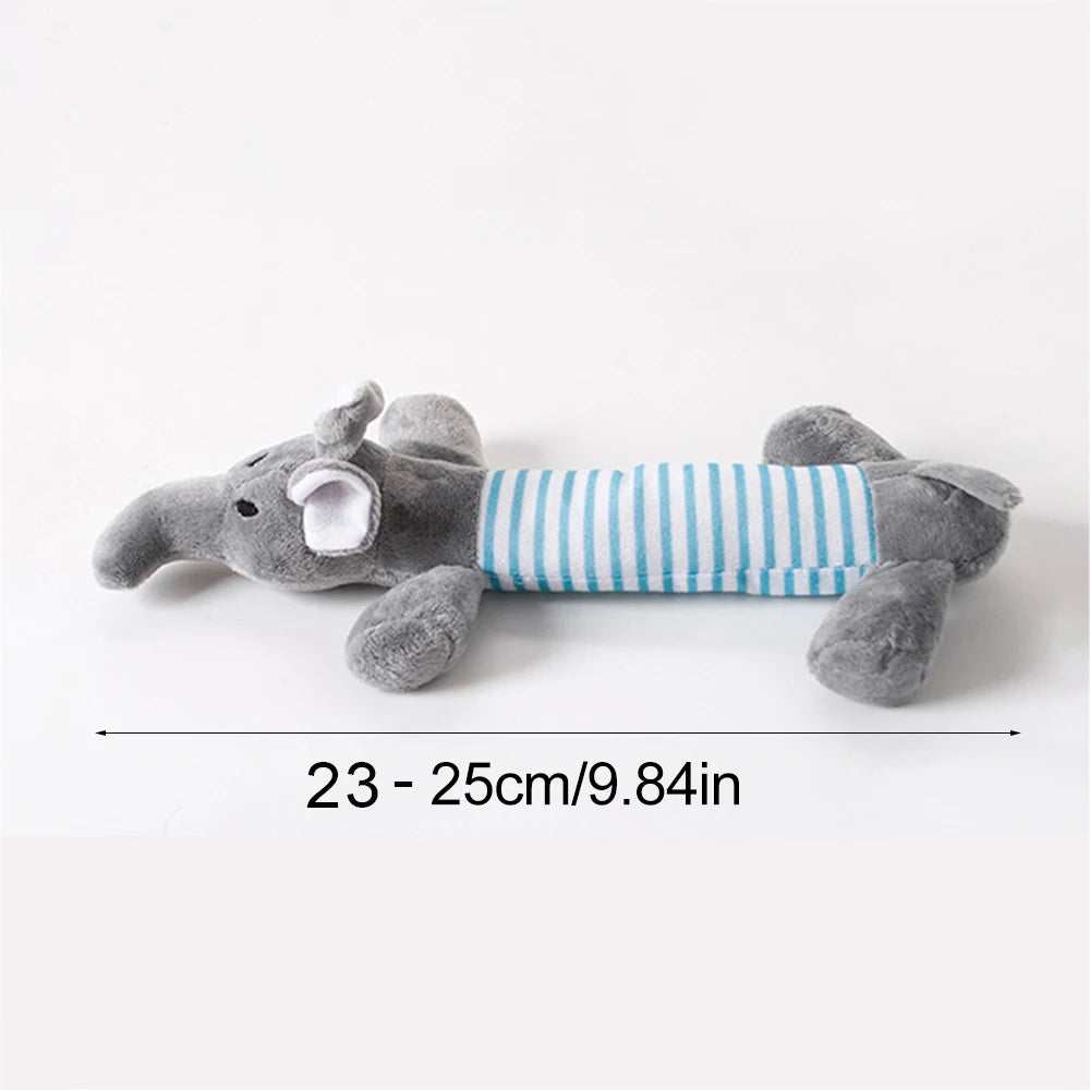 CowLost | dog-kennel-run-accessories-plush-duck-squeaky-dog-chew-toy |18