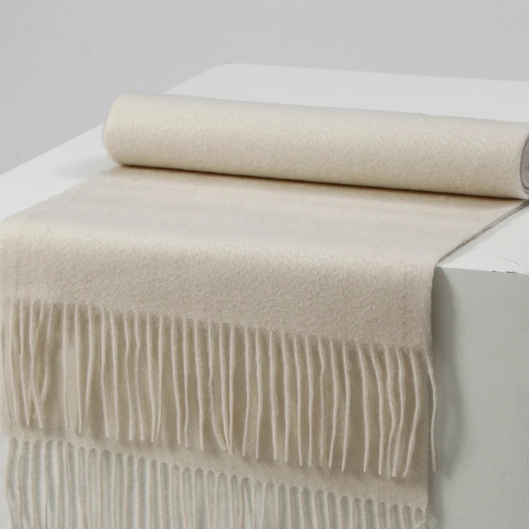 CowLost | winter-pure-long-wool-scarf-women-luxury-brand |9