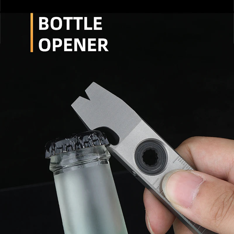 CowLost | tools-tc4-titanium-alloy-crowbar-edc-tool-set-with-screwdriver-wrench-and-eternal-pen-for-outdoor-camping-gift |4
