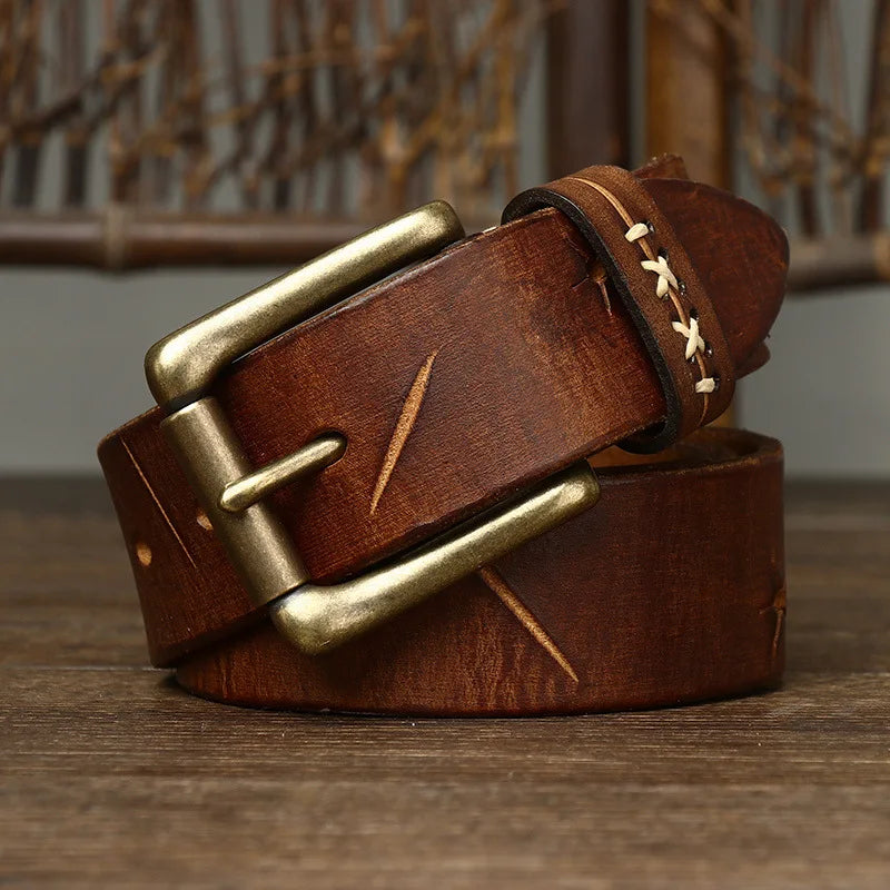 CowLost | 3-8cm-men-high-quality-genuine-leather-belt |16