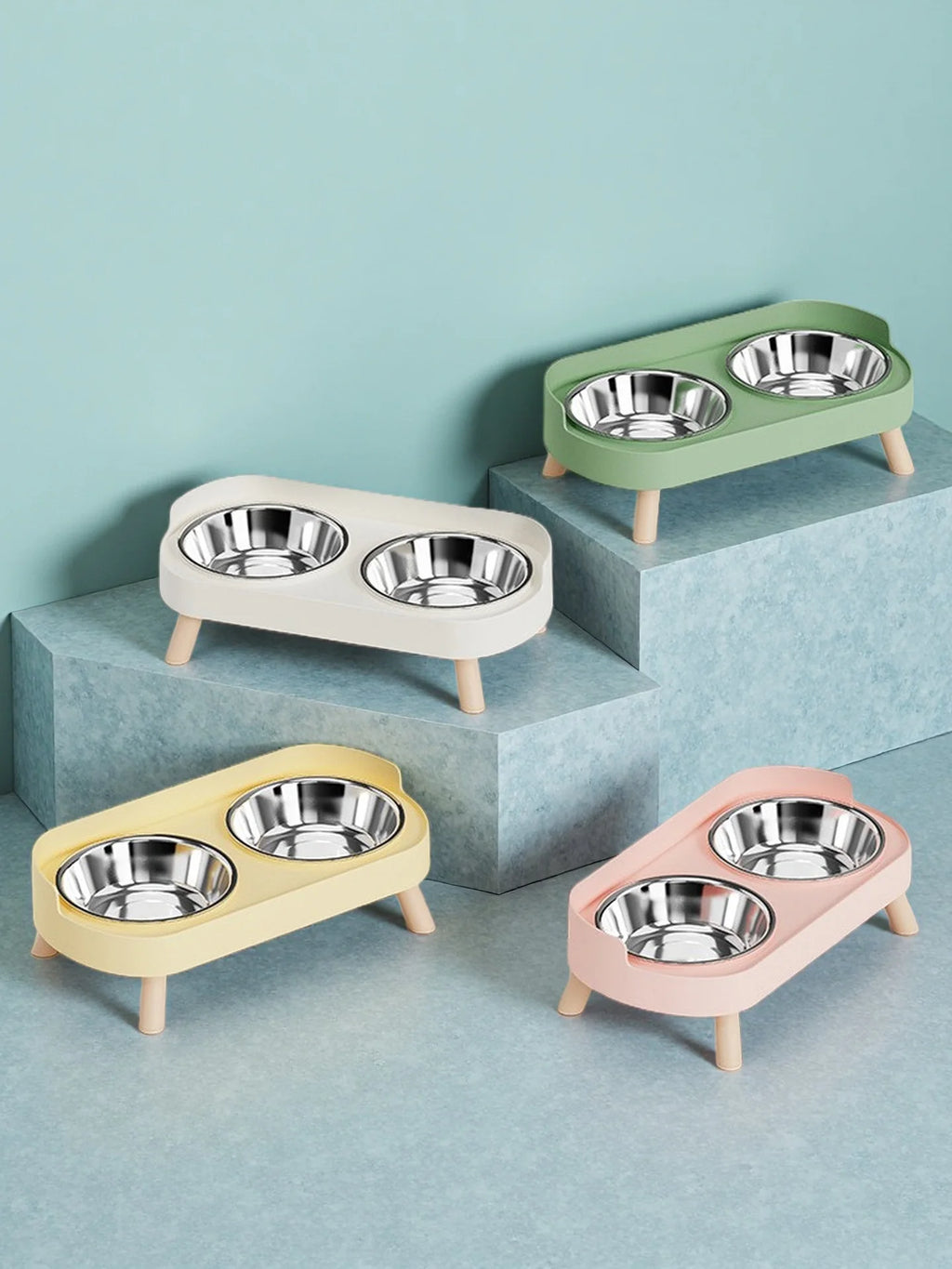 CowLost | product_id-dopamine-elevated-pet-feeder-with-dual-stainless-steel-bowls-and-neck-support |18