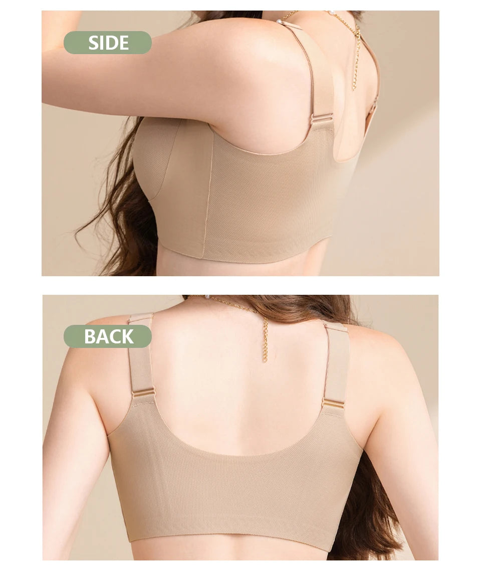 CowLost | product_id-fallsweet-womens-wireless-seamless-front-zipper-sports-bra-crop-top-for-yoga-fitness |9