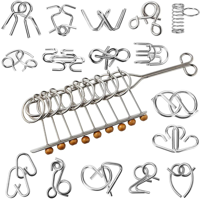 CowLost | product_id-disentanglement-iron-link-metal-puzzle-brain-teaser-iq-educational-toy |3