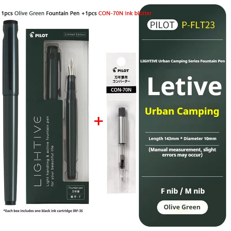 CowLost | product_id-pilot-lightive-citycamp-fountain-pen-ultra-lightweight-f-m-tip-ergonomic-smooth-writing-japan-stationery-gift |30