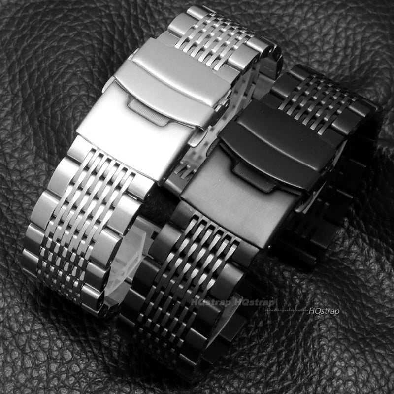 CowLost | product_id-stainless-steel-mesh-watchband-18-24mm-for-seiko-rolex-with-folding-clasp |3