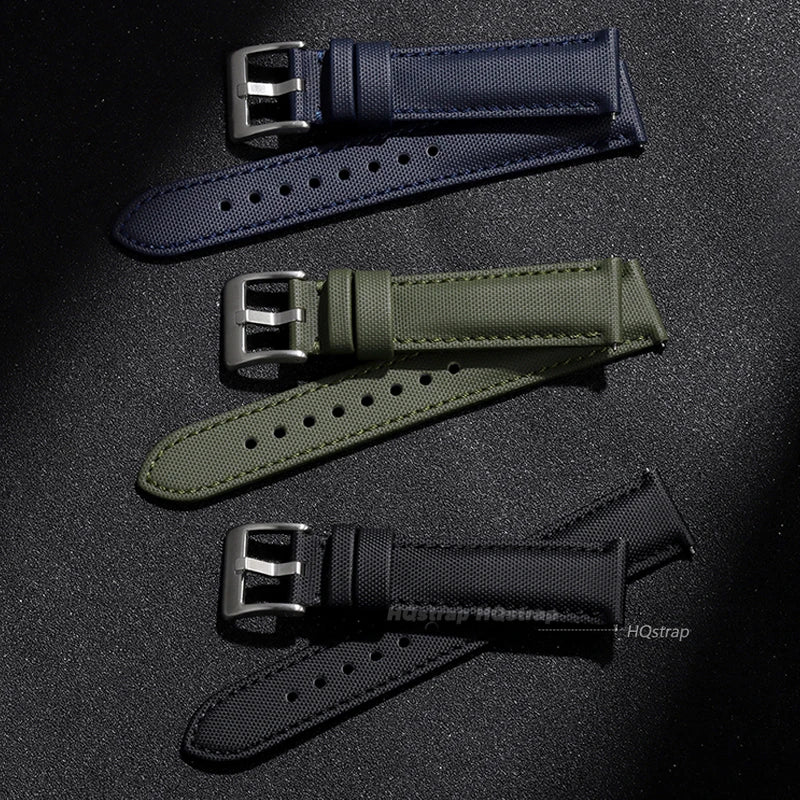 CowLost | bracelets-product_id-sailcloth-nylon-quick-release-leather-watchbands-20mm-22mm-unisex-wristwatch-straps |2