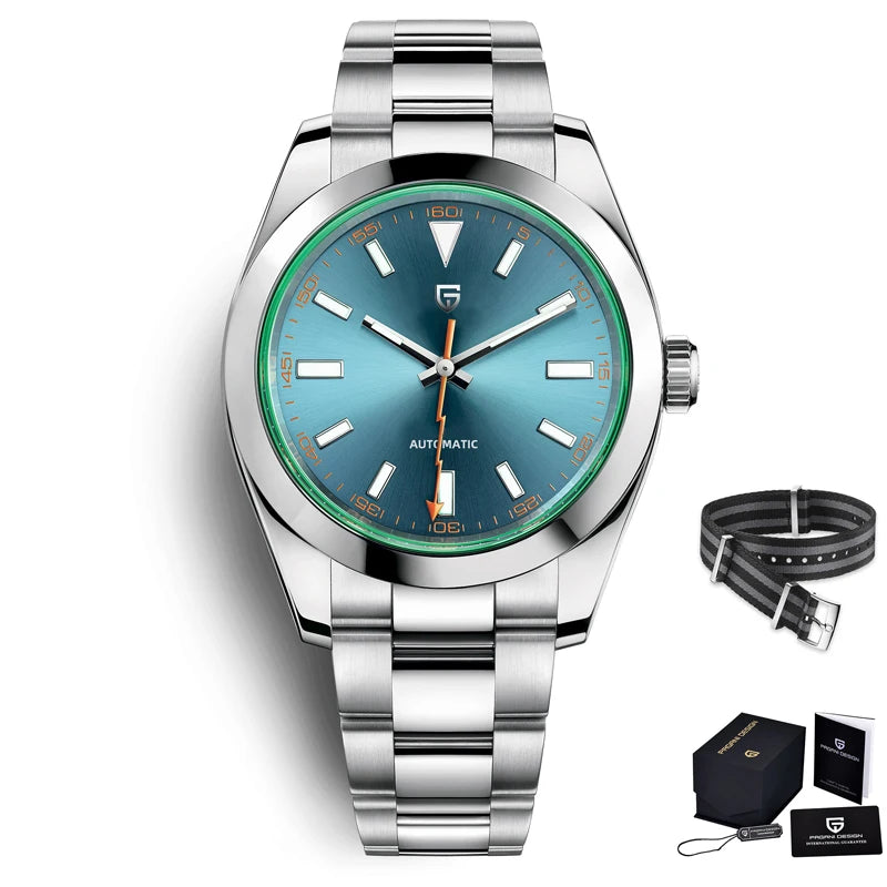 CowLost | pagani-design-green-glass-mens-mechanical-watches-luxury-sapphire-automatic-watch |24