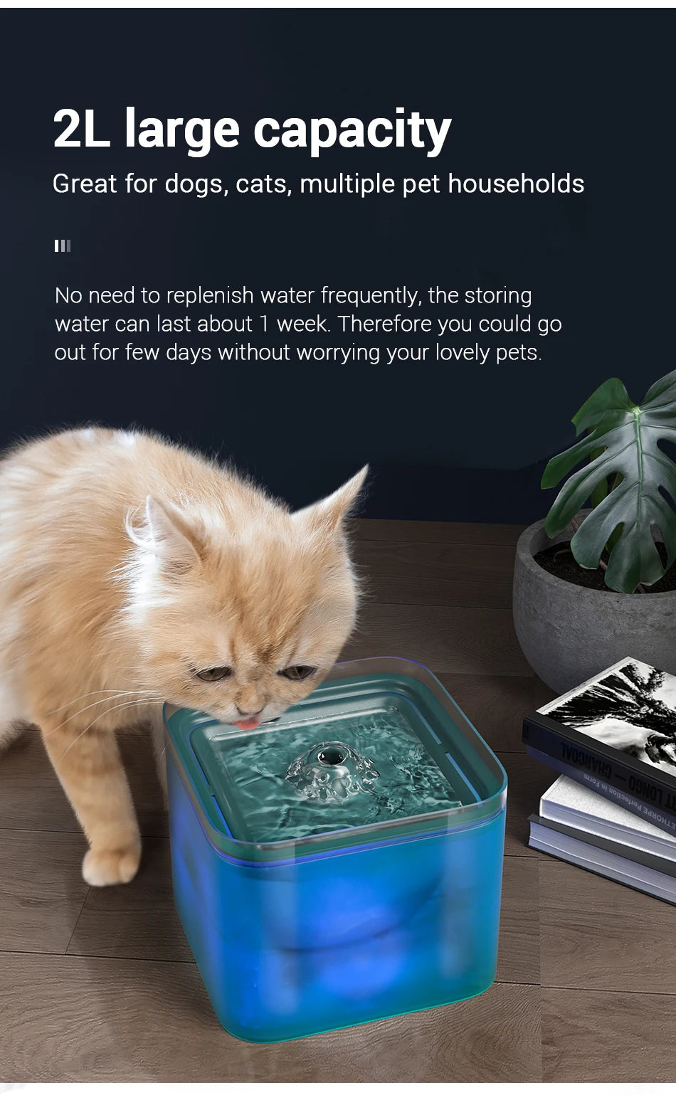 CowLost | cat-food-rojeco-led-cat-water-fountain-filter-automatic-dispenser |20