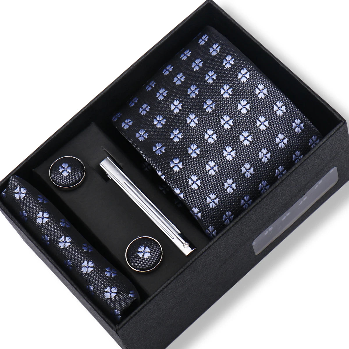 CowLost | tie-men-with-box-top-quality-business-ties-hanky-cufflink-set |62