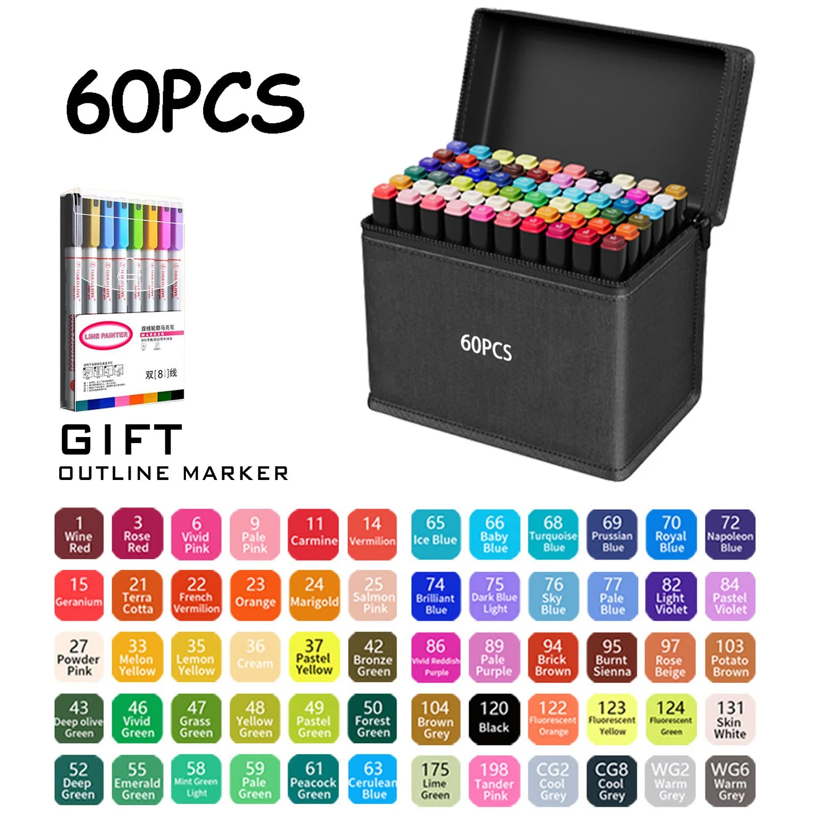 CowLost | product_id-120-color-double-tip-permanent-art-marker-set-for-drawing-design |23