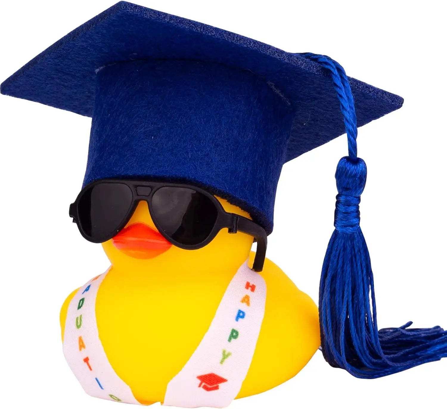 CowLost | product_id-graduation-rubber-duck-car-ornament-set-with-mini-hat-and-glasses |16