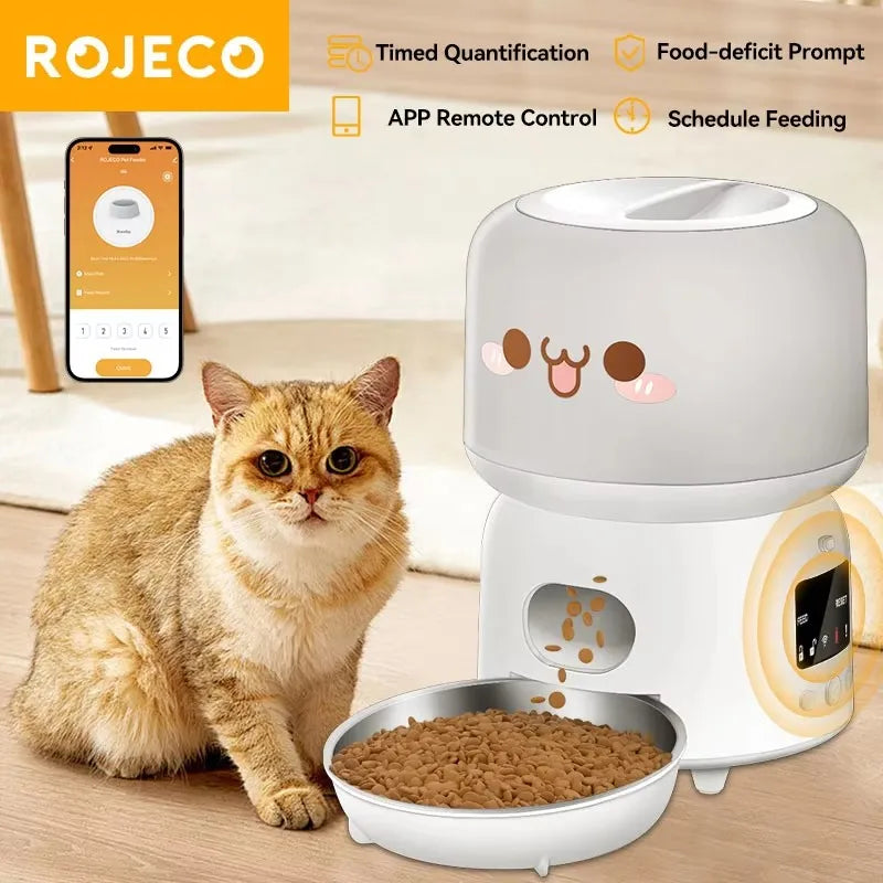 CowLost | cat-food-rojeco-3l-wifi-smart-automatic-cat-feeder-with-app-control |1