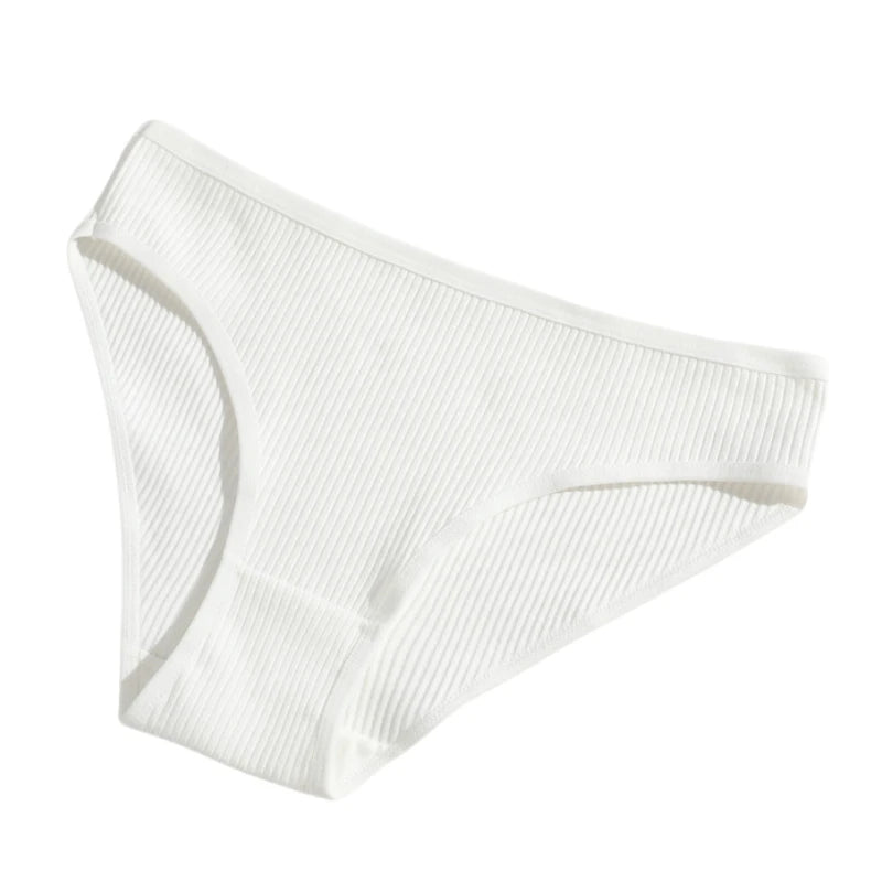 CowLost | product_id-3pcs-women-low-waist-seamless-cotton-breathable-briefs-panties-solid |9