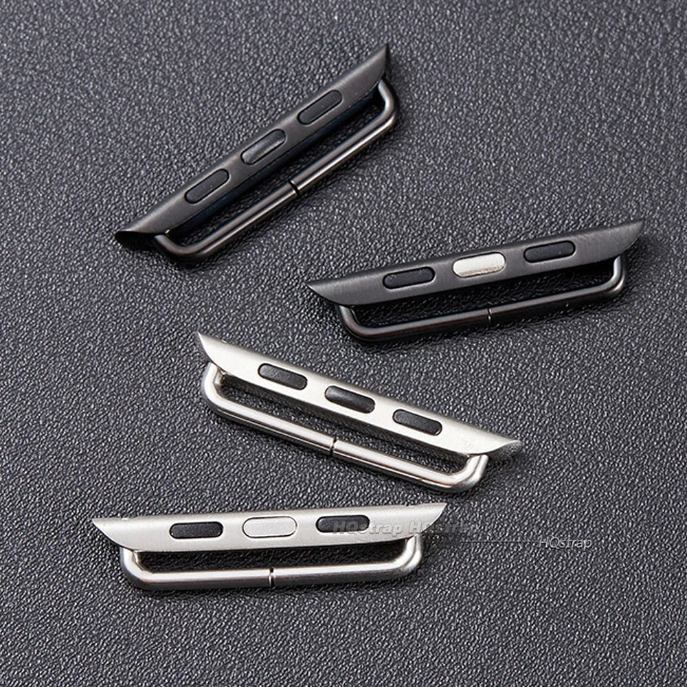 Stainless Steel Connector Adapter for Apple Watch Bands Series 9 8 7 6 5 SE 38-45mm