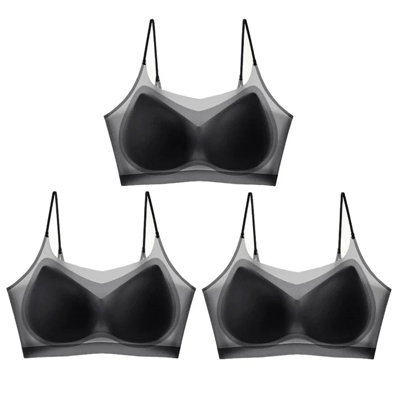 CowLost | product_id-fallsweet-3pcs-wireless-seamless-ice-silk-push-up-bra-for-small-cups-women |9