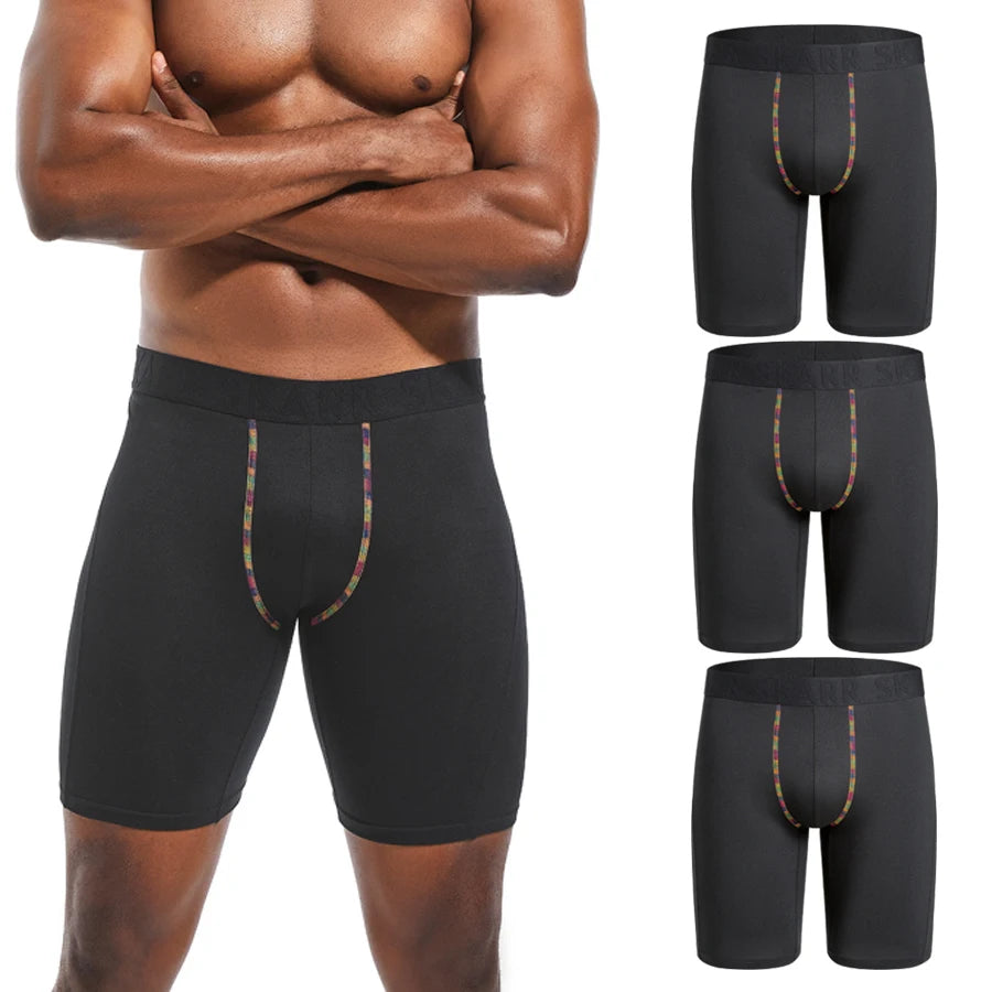 CowLost | long-leg-3pcs-pack-men-panties-polyester-underwear-male |9