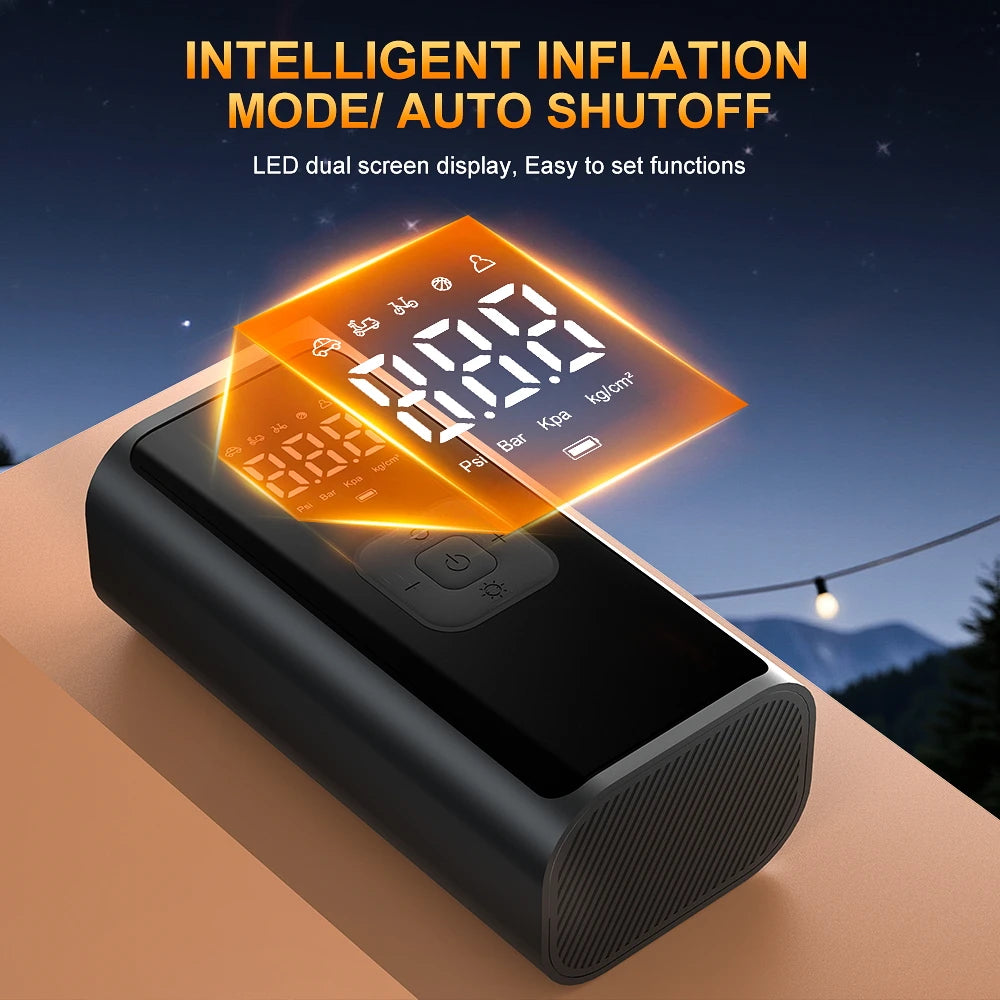 CowLost | ball-pumps-product_id-yiju-rechargeable-portable-digital-tire-inflator-for-car-bicycle-and-sports-balls |3