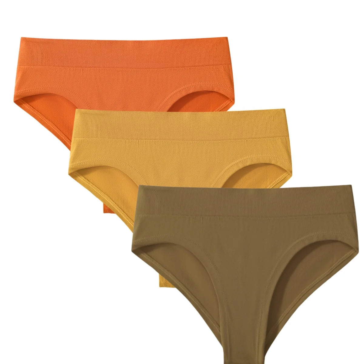 CowLost | product_id-3pcs-womens-high-rise-solid-color-briefs-panties-plus-size-s-3xl |18