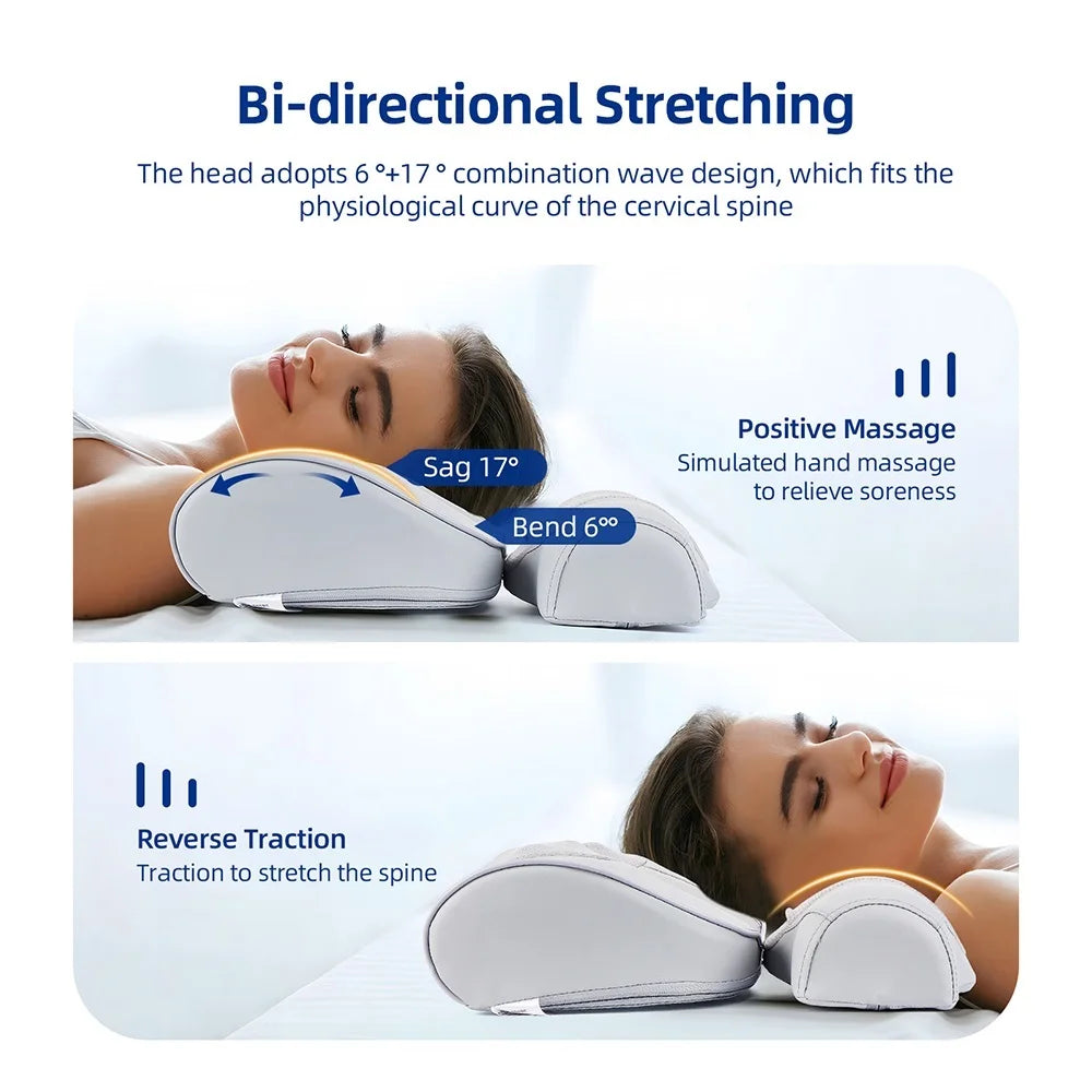 2 IN 1 Electric Neck And Back Massage Pillow