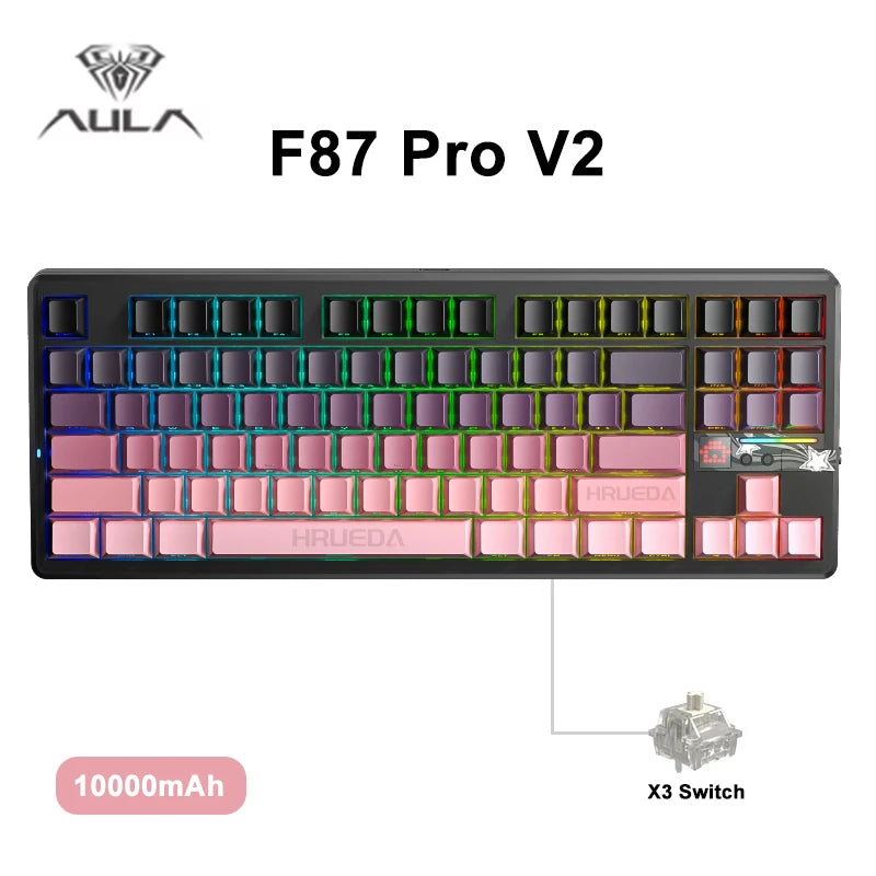 CowLost | aula-f87-pro-v2-mechanical-keyboard-3-modes-wireless-10000mah-long-battery-life |31