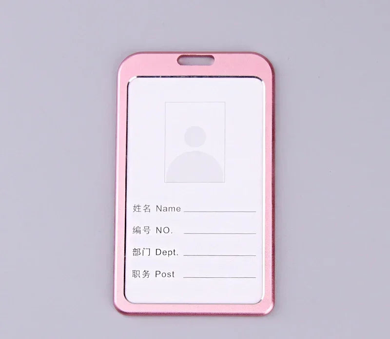 1 Pcs Aluminum Alloy Card Cover Case Bank Business Work Card Holder