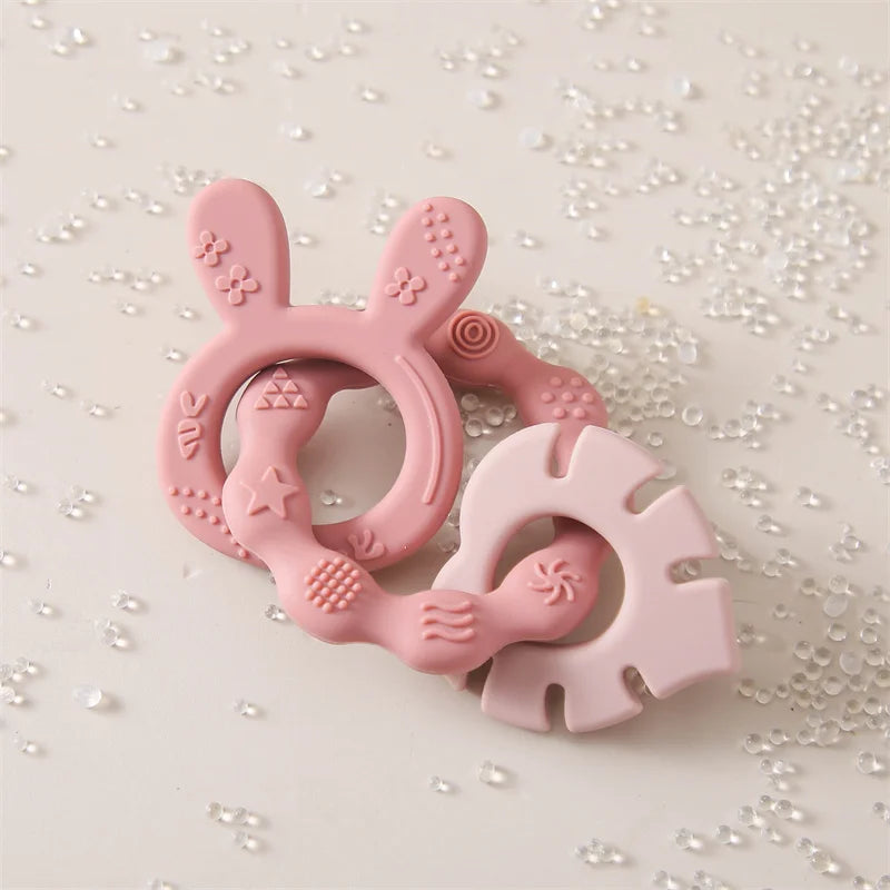 CowLost | baby-transport-accessories-silicone-animal-baby-teether-bracelet-0-12-months-anxiety-toy |5