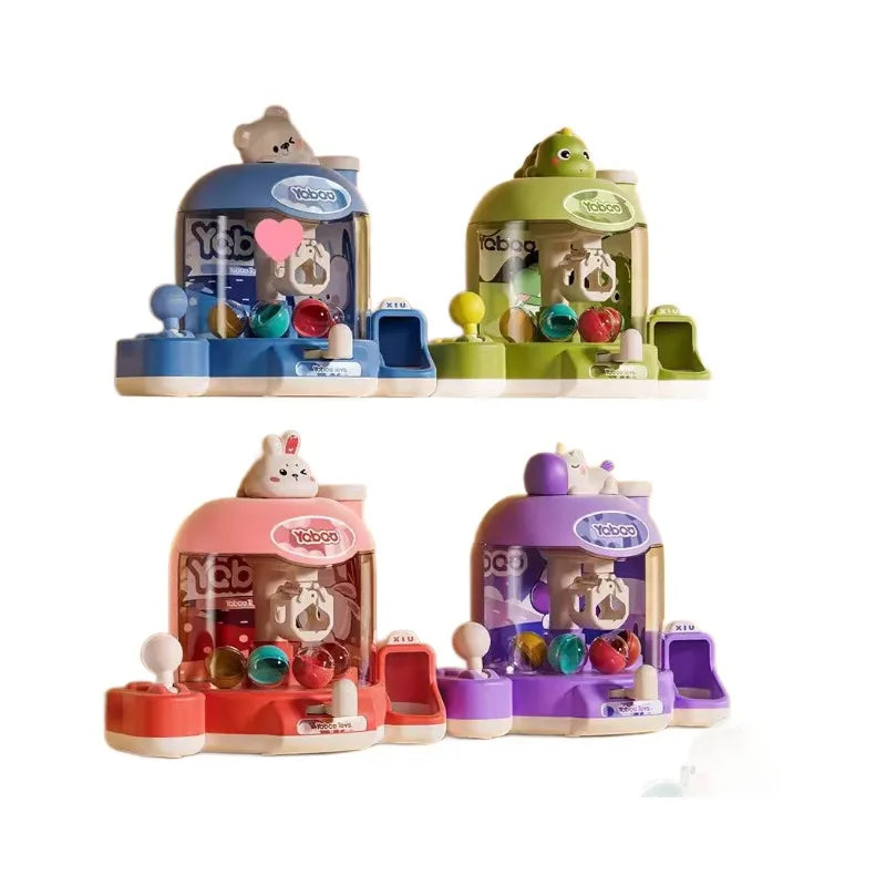 Kids Mini Doll Claw Machine Arcade Toy with Music and Lights