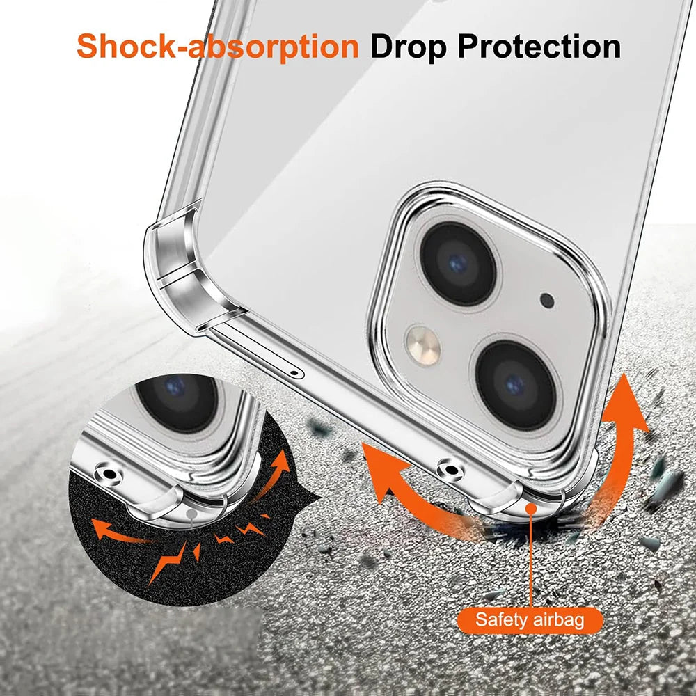 CowLost | shockproof-with-lanyard-silicone-soft-case-for-iphone-16e-16-15-14-13-12-11-pro-xs-max-x-xr-se-7-8-6-6s-plus-5-5s-soft-shell |6