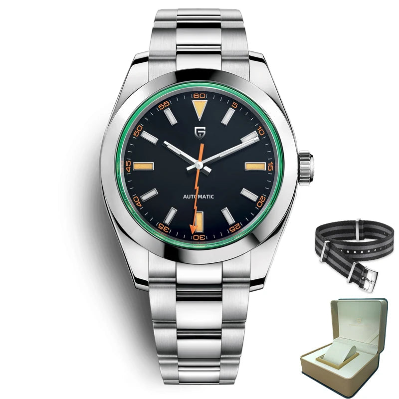 CowLost | pagani-design-green-glass-mens-mechanical-watches-luxury-sapphire-automatic-watch |23