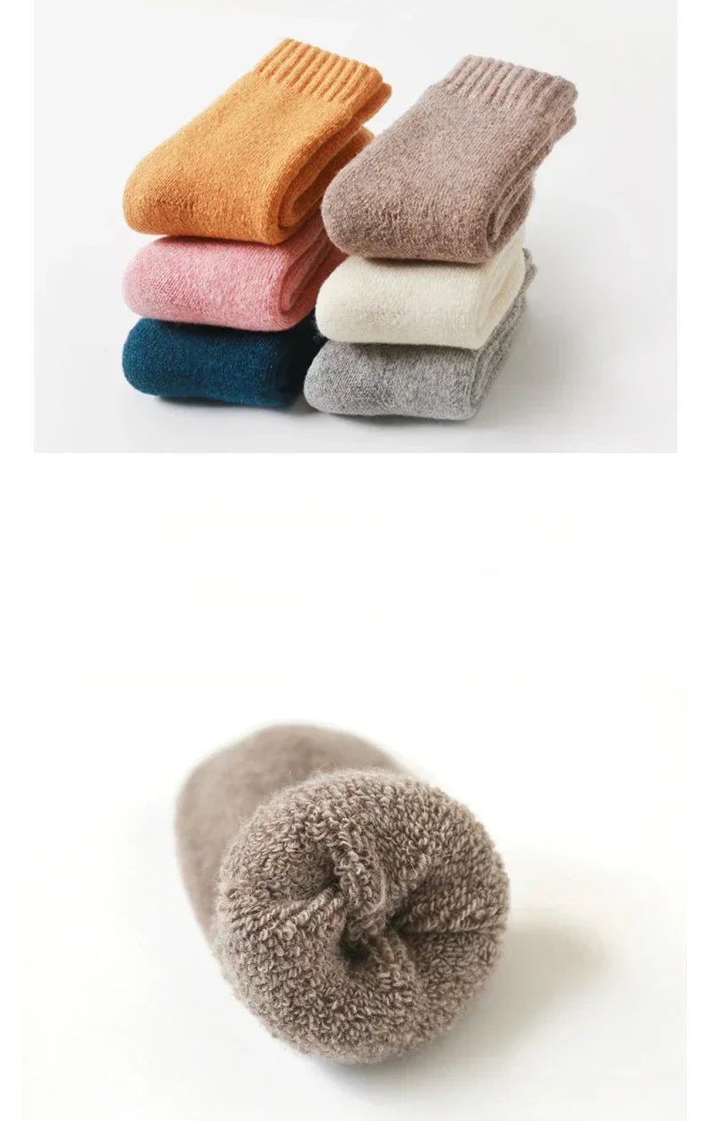 CowLost | uncategorized-kids-winter-merino-wool-hiking-socks-thick-crew-3-pack |8